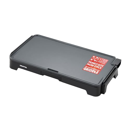 Comparison: Best Electric Griddle For Pancakes 8 Gourmia 22-Inch XL Electric Griddle Pan - Nonstick Extra Large Ceramic Surface for Breakfast, Pancakes - Non-Toxic Flat Top Cooker - Countertop Kitchen Appliances for Tabletop Indoor Cooking