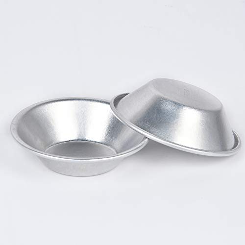 25 Pack Egg Tart Molds, Tartlets Dessert Mold Pans Tiny Pie Tin Puto Cup Bakeware Muffin Cupcake Cake Cookie Mold Baking Tool, Aluminum Round Reusable Nonstick Dessert Mold #TOP2