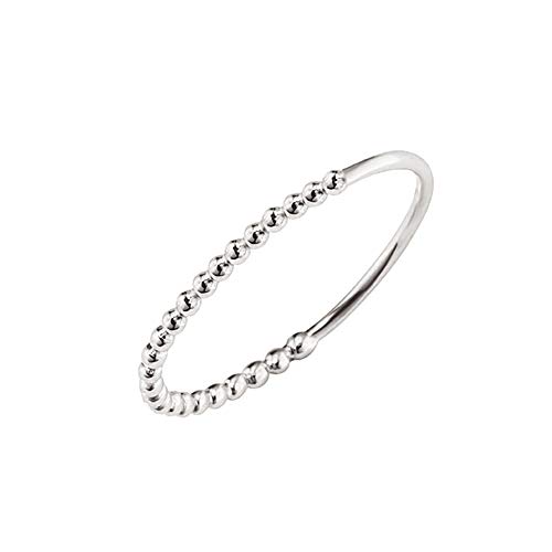 cai Damen Ring 925/- Sterling Silber glänzend ohne Stein weiß 135270054
