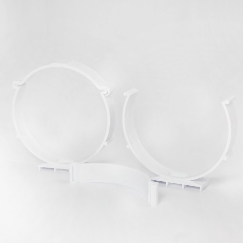 Americana de ventilación 100 mm pinzas 2 unidades. Blanco instalación up, ayuda a velocidad (az100) Cover