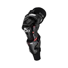 Leatt C-Frame Hybrid Left Adult Off-Road Motorcycle Knee Brace - Black/Large/X-Large