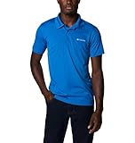 Columbia Men's Zero Rules Polo Shirt, Bright Indigo, X-Large