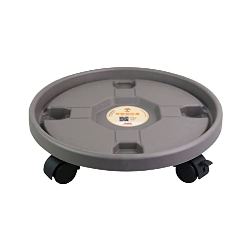 Youding Platillos pesados para macetas con base rodante, para patio, interior y exterior, soporte para plantas