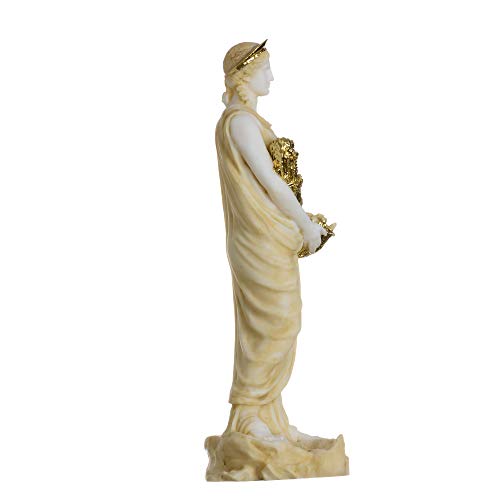 Estatua de Alabastro Diosa Deméter 6.7 pulgadas miniatura 7