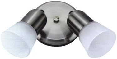 Whitfield CP52BPT 2-Light Pan-Light, Brushed Pewter