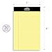 Alitte Yellow Legal Notepads 5x8, Pack of 12 - Perforated Narrow Ruled Writing Pad - Premium Thick Paper, No Ink Bleeding - Blank Legal Pads For Home, Office, School, Business - 50 Sheets Per Notebook