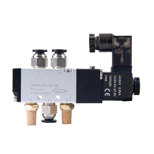 Électrovanne pneumatique 4V110-06 monostable à commutation rapide 1/8 - 2
