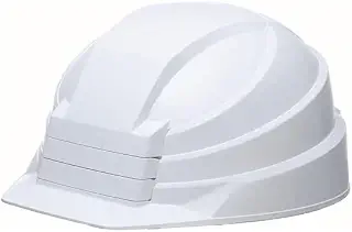 緑十字 防災用ヘルメット（折りたたみ式） ＩＺＡＮＯ２ ホワイト 380444