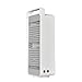 LANRU Ventilatore a torre,Ventilatore da tavolo oscillante con 3 velocità, ventilatore da tavolo personale ricaricabile Ventilatore da tavolo USB per tavolo da ufficio casa, oscillazione 140 °, 12,6 p