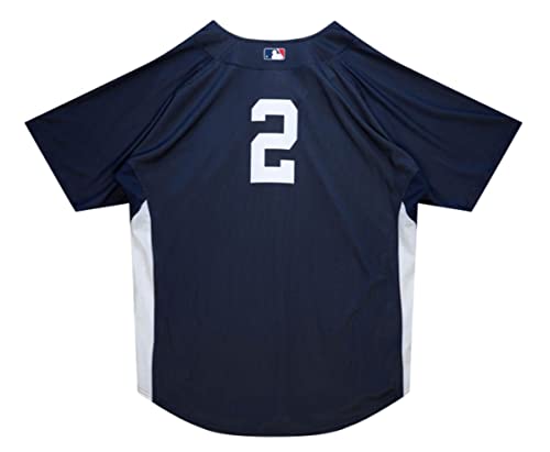 Mitchell & Ness New York Yankees 2009 Derek Jeter Authentic Pullover BP Jersey Navy (Large)