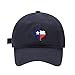 LexiuYibai Mens Baseball Caps Embroidered Texas Star Adjustable Dad Hat Washed Cotton (Navy,7 1/2)
