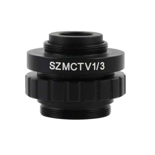 ラボ用顕微鏡アクセサリー 0.35X 0.5XC マウントレンズアダプター SZMCTV1/2 1/3 1X サイマル三眼実体顕微鏡用(SZMCTV 1-3)