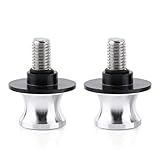 Motorcycle Swing Arm Spools For HONDA CBR600RR CBR1000RR CBR900RR CBR400RR CBR 600 900 1000 RR CBR 954RR 600RR 250R 300R 600F 400F 1100XX Accessories, M8 Swingarm Slider Stand Paddock Screw (Silver)