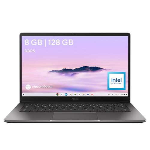 ASUS Chromebook CX1405/ Intel N50/ Intel UHD Graphics/ 8GB - 128 SSD/FHD 16:9; 60Hz/ Wi-Fi 6 + Bluetooth 5.4/ Teclado Chiclet (Garantía y Servicio con la Marca en México)