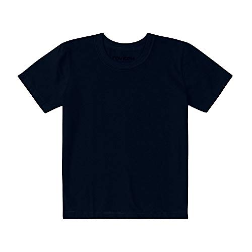 Camiseta Infantil Masculina Básica Rovitex Kids Azul 4
