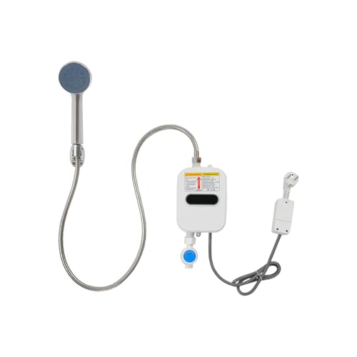 Mini chauffe-eau instantané électrique avec affichage de la température LED et arrêt automatique, 3,5 kW, protection contre la combustion à sec et protection contre la surchauffe, appareil sous évier