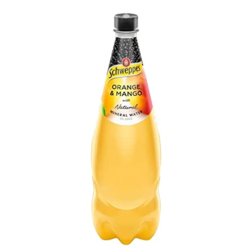 Schweppes Orange and Mango Mineral Water, 1.1L