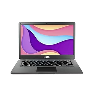 AXL VayuBook Laptop 14.1 Inch FHD IPS Display (4GB Ram,128GB SSD) 1920 * 1080 Resolution | HD Gemini Lake N4020 | Windows 11 Home | UHD Graphics 600 | Space Grey
