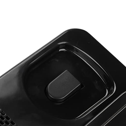 Chamada telefônica de mesa, tela inclinada de botões, telefone fixo com identificação de atendimento