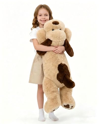 Image of MaoGoLan Giant Dog Plush,31 inch Large Stuffed Animal Dog, Fluffy and Cuddly Stuffed Puppy Stuffed Animal Throw Pillow Toy Birthday for Girls Kids