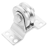 GALPADA Hebeseilrolle Geräuschlose Umlenkrolle aus Robustem Stahl Klein mit Seilführung für Werkstatt und Hebearbeiten