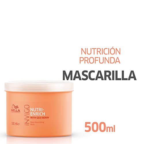 Foto von Wella Professionals Invigo Nutri Enrich – reparierende Pflege für strapaziertes Haar – für Geschmeidigkeit, Glanz und Kämmbarkeit – Vitamine & Mineralien aus der Goji-Beere
