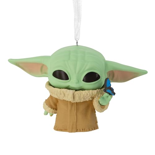 Hallmark Grogu Funko Pop Decorazione natalizia da appendere, Star Wars: The Mandalorian, decorazione per albero di Natale in resina