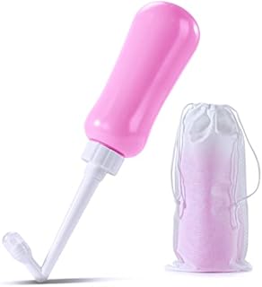 Portable Travel Bidet Portable Bidet for Toilet Handheld Postpartum Perineal Cleansing Childbirth Cleaner - for Outdoor,Camping,Travling,Personal Hygiene (Pink)