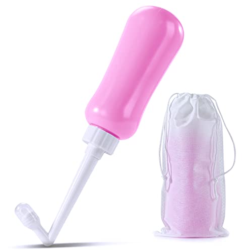 Image of Portable Bidet Travel Large Capacity 15.8oz Personal Toilet Handheld Pink