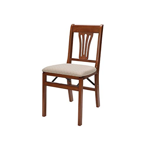 Stakmore Urn Back Folding Chair Finish, Set Of 2, Cherry #TOP1