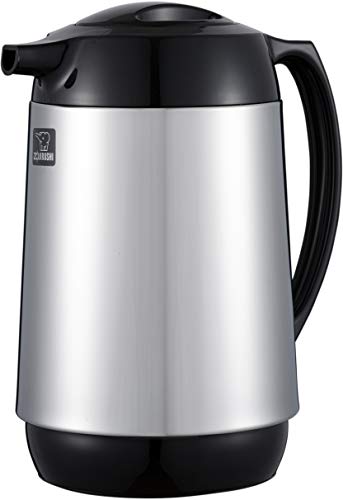 Zojirushi Garrafa térmica, feita no Japão, 0,6 litros, aço inoxidável escovado