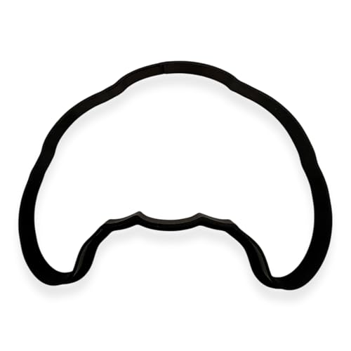 4-Inch Croissant Cookie Cutter Plastic
