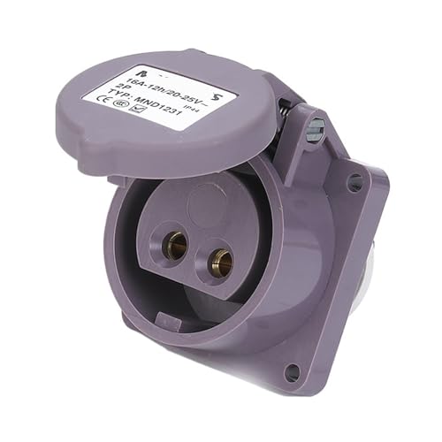Prise basse tension 16A MND1231 pour installations industrielles 24V 2P 0,3KW