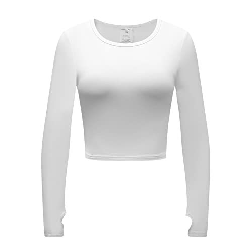 Sculpt Thumb Hole Crop Top