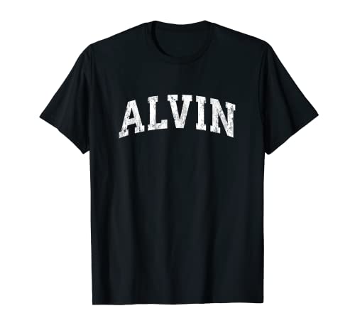 Alvin Texas TX Diseño deportivo deportivo vintage Camiseta