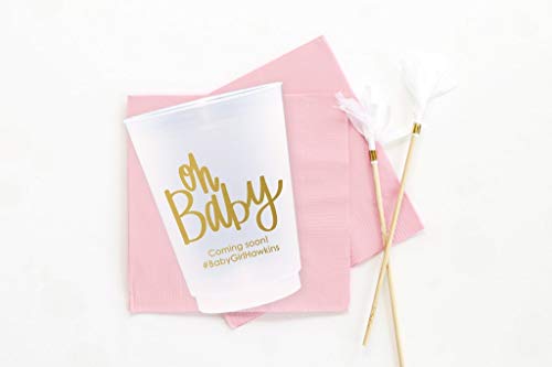 personalized baby shower cups