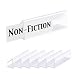 Pack of 25 – Clear Plastic Shelf Label Holder, Wood Shelf Sign and Ticket Holder, Clips On to Shelves 5/8" to 3/4" Thick - Length of Label Area, 3" X Height of Label Area, 7/8"