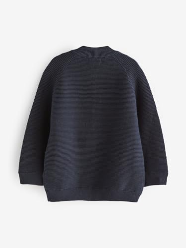 NEXT Jungen Standard Bomberjacke mit durchgehendem Reißverschluss Marineblau 86-92