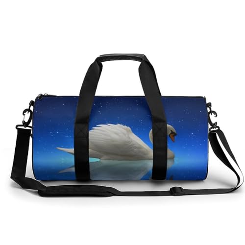 Sac de sport gym étanche pour protéger vos affaires avec le sac de voyage Cygne Fantastique