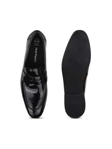 Image of Hush Puppies Mens Bond Street Patent Uniform Dress Shoe