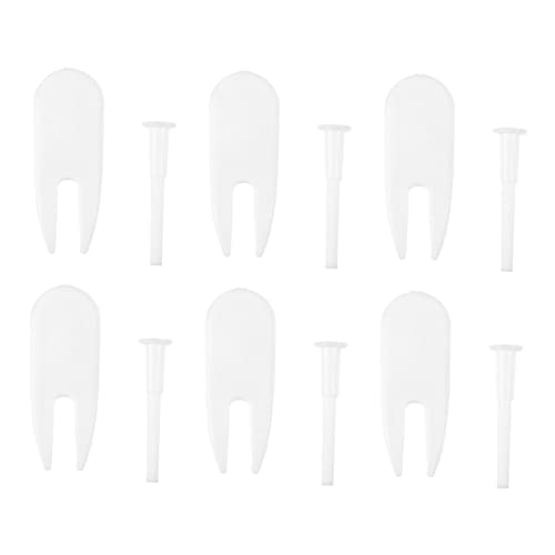 Yardwe 6Sets Exercise Ball Plug Replacement Kit Air Stopper Pins for Yoga and Fitness Balls Easy to Install Portable and Convenient for Home Gym Travel