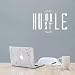 Vinyl Wall Art Decal - Stay Humble Hustle Hard - 16" x 23" - Modern Motivational Home Bedroom Apartment Decor - Inspirational Indoor Outdoor Living Room Office Work Quotes (16" x 23", Black)