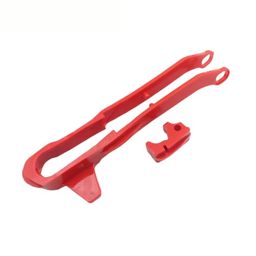 Guide-chaîne moto CRF230F anti-déraillement avec curseur de protection rouge