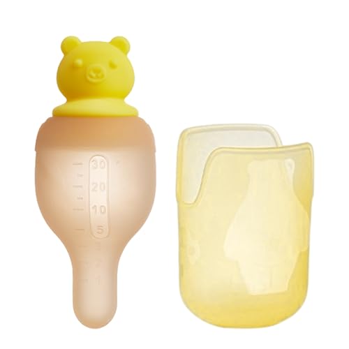 Baby O-ral Feeding Spritze Silikon Medizin Schnuller Baby Flüssigkeit Feeder Spender Tropfer Mit Messbecher, Medikamentenschnuller Für Wasser Und Milch, Liquid Medicine Dispenser