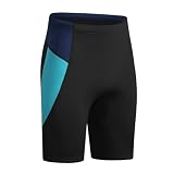 doorslay Pantaloncini da Sub in Neoprene da 3 Mm Pantaloni Caldi per Uomo Donna Nuoto Surf Snorkeling Sport Acquatici Protezione Dal Calore (Lago Nero Blu L)