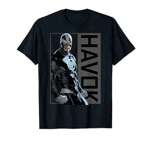 T-shirt Havok X-Men Marvel avec profil graphique pour fan de comics