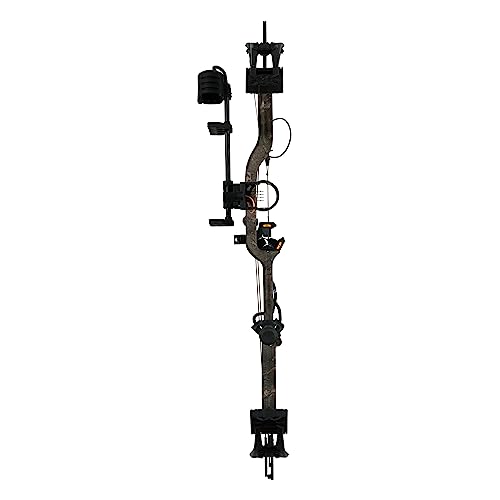 Bear Archery Species Ev Ready To Hunt Adult Compound Bow Package, 70 Lb. Draw Weight, Right Hand, True Timber Strata #TOP26