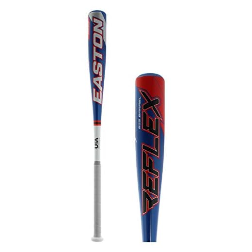 Easton Reflex USA 1 Piece Aluminum Youth Baseball Bat Drop -12, Multi, 27/15