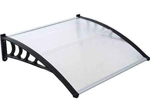 Habitat et Jardin Auvent Noir Para - 120 x 120 cm Cover