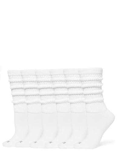 Image of HUE Women's Slouch Socks Crew Boot Chunky Ribbed Cotton Scrunch